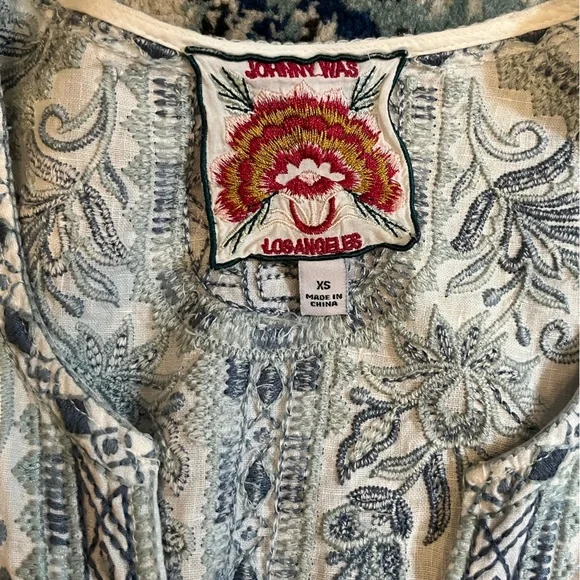 Johnny Was Blouse XS - Picture 3 of 7